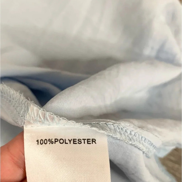 Sabo Skirt Luxe Heather Choker Mini Dress blue tie neck deep V-neck size XS - Picture 8 of 10